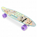 Spokey GROOVY Pennyboard s rukojetí, 56 cm