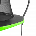 Spokey BOUNCE Trampolína 305 cm s ochrannou sítí a schůdky, černo-zelená