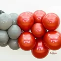 Dekorační balonky šedé 30 cm/12" 100 ks