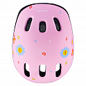 Spokey FUN FLOWER Dětská helma na kolo, inline, skate, 52-56 cm, růžová