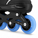 Spokey TRIXIE Dětské kolečkové brusle, černo-modré, vel. 31-42