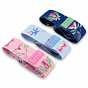 Spokey THE BLOOM BAND SET Sada 3 posilovacích textilních gum + obal