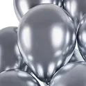 Latexový balónek 33cm/13" #089 SHINY stříbrný