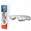 Spokey ERISK Zrcadlové plavecké brýle s vyměnitelným nosníkem, stříbrné