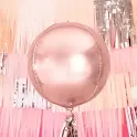 Foliový balonek koule Ombre rose gold 40 cm