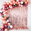Foliový balonek koule Ombre rose gold 40 cm