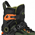 Spokey FREESPO KIDS Dětské kolečkové brusle, khaki, vel. 27-30