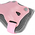Spokey SHIELD 3dílná sada dětských chráničů, růžové, vel. L