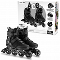 Spokey ACE Fitness kolečkové brusle, černé, vel. 38