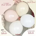Dekorační retro balonky krémové 13 cm/5" 100 ks