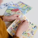 Dárková krabička samolepek Bluey