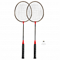 Spokey BADMNSET1 Sada na badminton - 2 rakety, košíček, obal