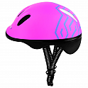 Spokey FUN STRAPY Dětská helma na kolo, inline, skate, 44-48 cm, tmavě růžová