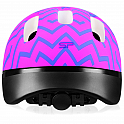 Spokey FUN STRAPY Dětská helma na kolo, inline, skate, 44-48 cm, tmavě růžová