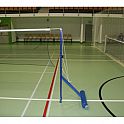 Badmintonové sloupky - mobilní na kolečkách, s plným ocelovým závažím - CERTIFIKÁT