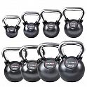 Vinylový kettlebell s chromovaným úchopem HMS KGC 8 kg