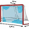 Zástěrka k síti hokej - oko 40 mm, PA/4 mm