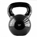 Kettlebell pokrytý vinylem HMS KNV24 24 kg, černý