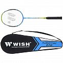 Badmintonová raketa WISH Fusiontec 970, modro/zelená