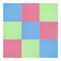 Ochranná puzzle podložka ONE Fitness MP10 zelená-modrá-červená