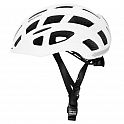 Spokey POINTER PRO Helma na kolo s LED blikačkou a blinkry, 55-58 cm, bílá