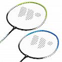 Sada raket na badminton WISH Steeltec 416K, zeleno/modrá