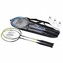 Sada raket na badminton WISH Steeltec 416K, zeleno/modrá