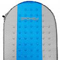 Spokey AIR MAT Samonafukovací karimatka, 185 x 55 x 3 cm, R-Value 3, šedo-modrá