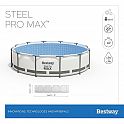BESTWAY 56416 Bazén Steel Pro Max 366x76 cm + příslušenství